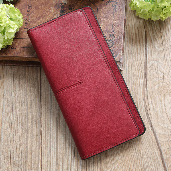 Parasta modeļa ādas maks ar metāla aizdari