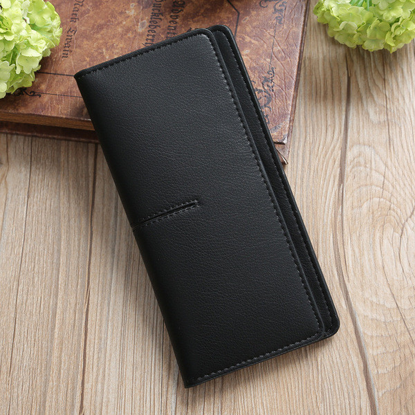 Parasta modeļa ādas maks ar metāla aizdari