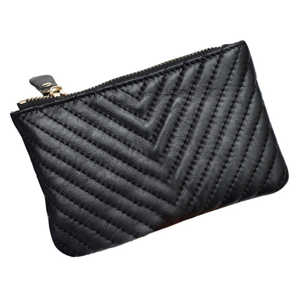 Γυναικείο μικρό πορτοφόλι από μαλακό οικολογικό δέρμα με φερμουάρ