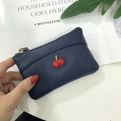 Sieviešu ādas maks ar 3D elementu un monētu kabatu