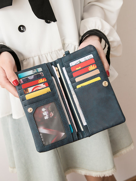 Daugiafunkcinė eko odos piniginė su kišene monetai ir rankena