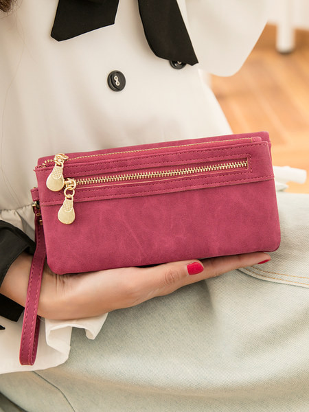 Daugiafunkcinė eko odos piniginė su kišene monetai ir rankena