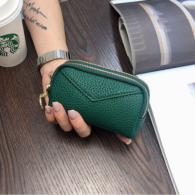 Sieviešu soma no eko ādas ar rāvējslēdzēju un diviem nodalījumiem