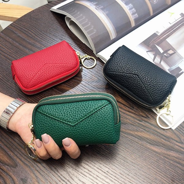 Sieviešu soma no eko ādas ar rāvējslēdzēju un diviem nodalījumiem