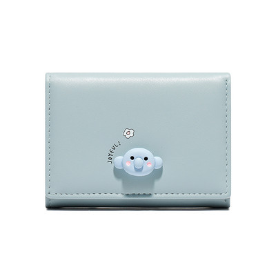 Neliels sieviešu maks ar 3D apdari un metāla aizdari