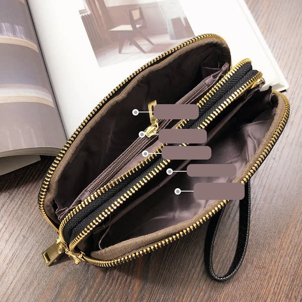 Sieviešu maks no eko ādas ar tīru modeļa rokturi