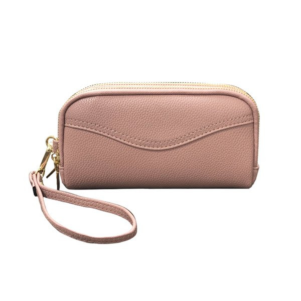 Sieviešu maks no eko ādas ar tīru modeļa rokturi