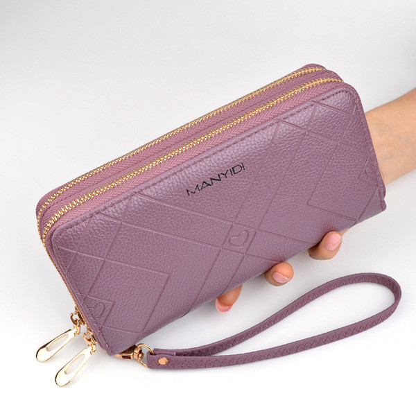 Gara modeļa sieviešu somiņa ar diviem nodalījumiem