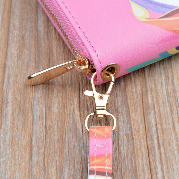 Moderan ženski novčanik s aplikacijom u obliku pauna