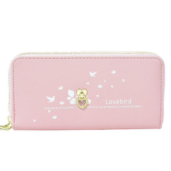 Moderns sieviešu maks ar rāvējslēdzējiem un monētu nodalījumu