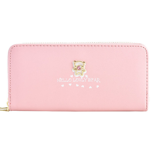 Sieviešu ādas somiņa ar uzrakstu un rāvējslēdzēju