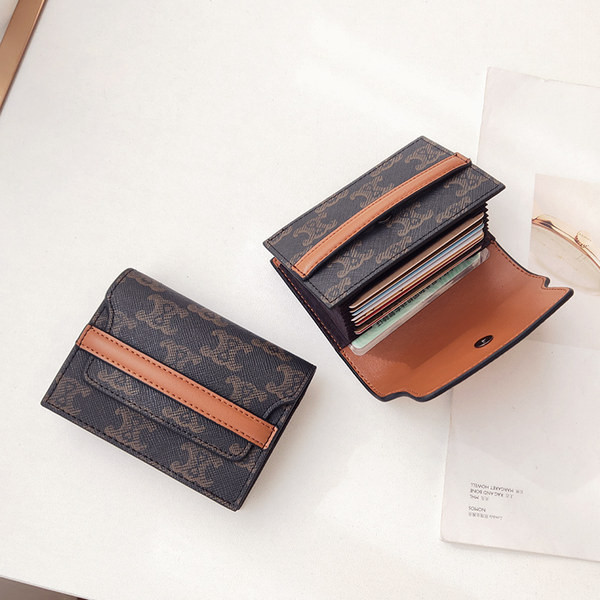 Portofel de dama din piele cu compartimente pentru documente