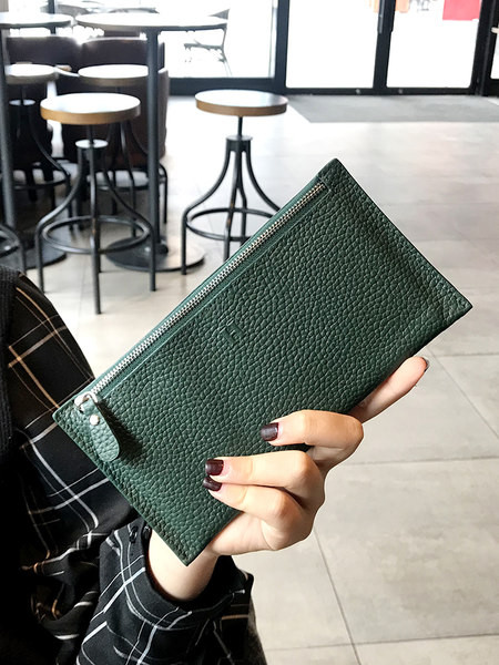 Geanta de dama din piele ecologica cu fermoar