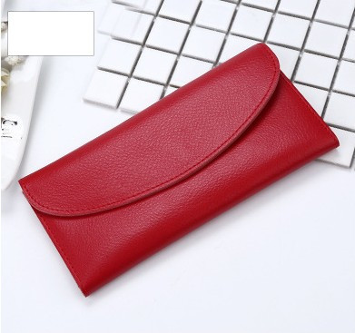 Vienkārša modeļa maka no eko ādas sievietēm