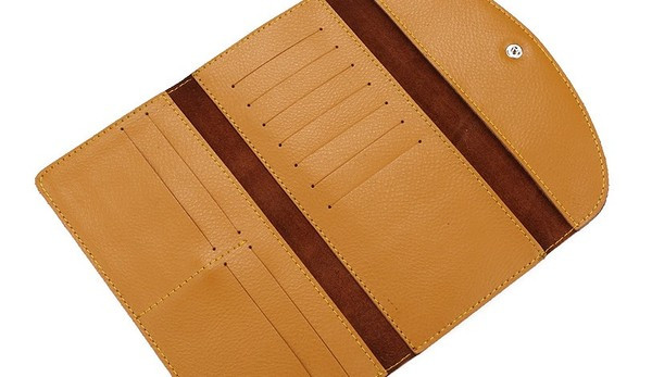 Vienkārša modeļa maka no eko ādas sievietēm