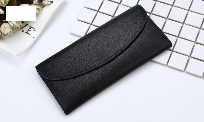 Vienkārša modeļa maka no eko ādas sievietēm