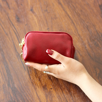 Sieviešu ikdienas maciņš ar metāla atslēgu piekariņu