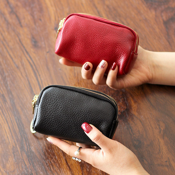 Sieviešu ikdienas maciņš ar metāla atslēgu piekariņu