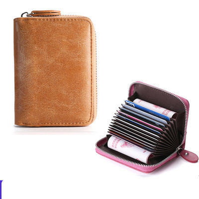 Sieviešu maks kredītkartēm un eko-ādas dokumentiem