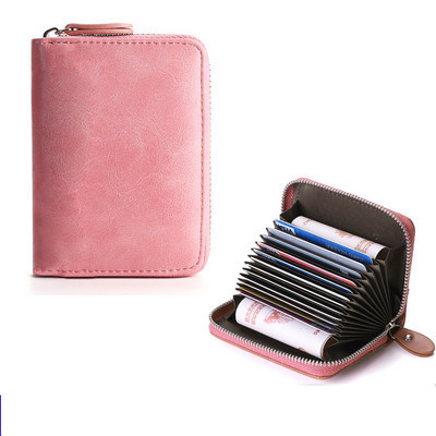 Sieviešu maks kredītkartēm un eko-ādas dokumentiem