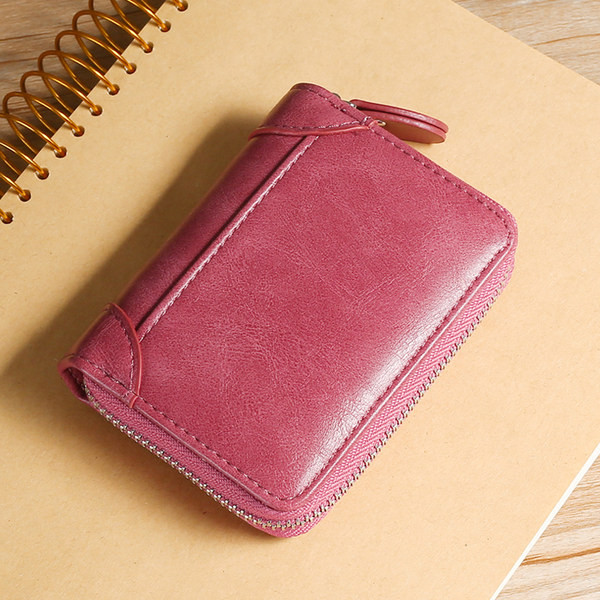 Sieviešu maks kredītkartēm un eko-ādas dokumentiem