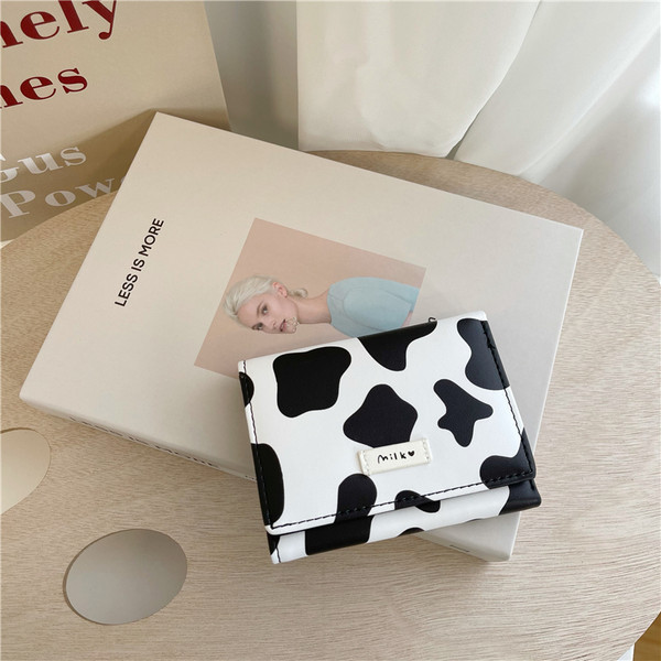 Daudzfunkcionāls sieviešu maks ar dzīvnieku apdruku - eko āda