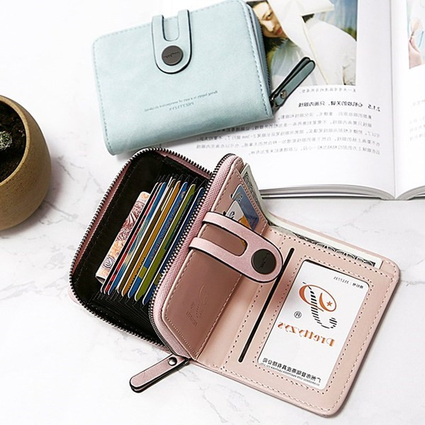 Neliels sieviešu maks ar kabatiņu eko ādas monētām