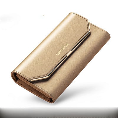 Moteriška odinė piniginė su užrašu