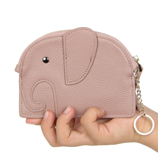 Sieviešu ādas maks no eko ādas ziloņa formā