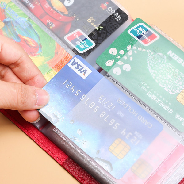 Portofel de dama din piele pentru acte si carduri de debit - doua modele