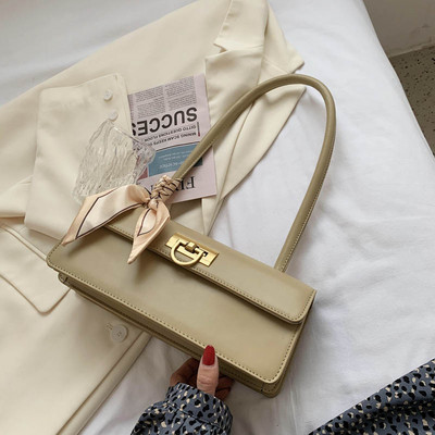 Moderna sieviešu soma ar īsu rokturi - eko āda