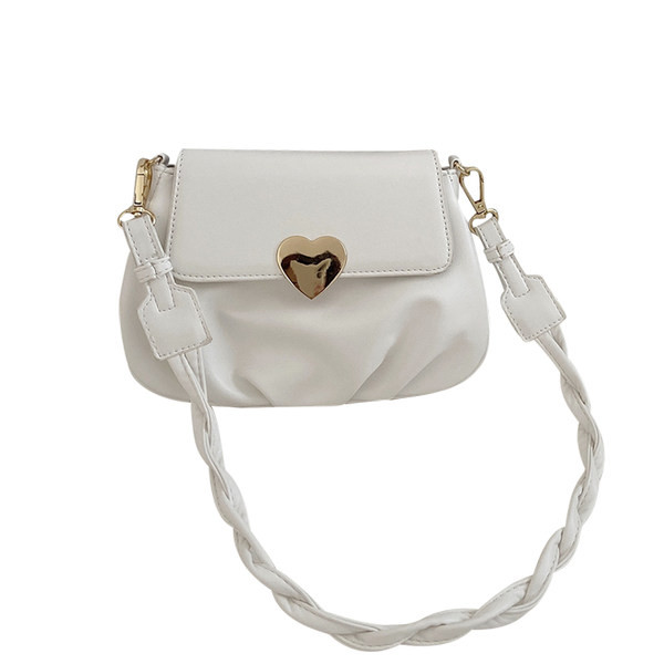 Geanta de dama cu inchizator metalic si maner lung - mai multe culori