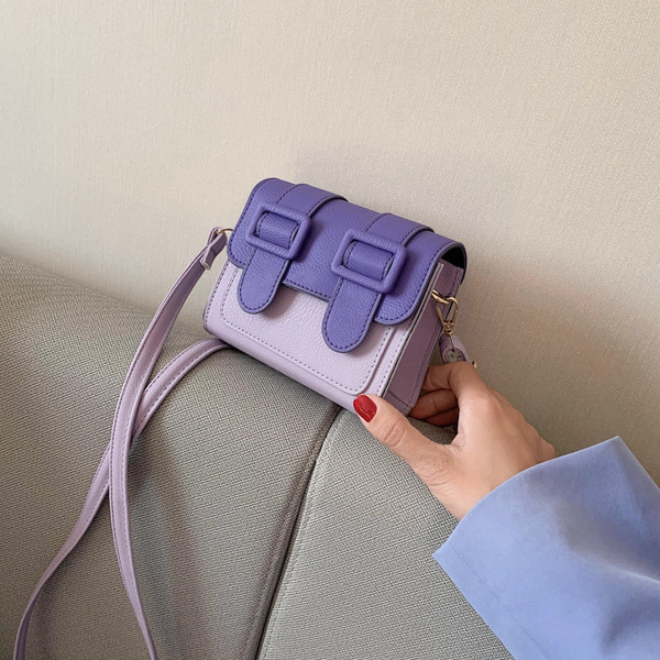 Geanta de dama mica din imitatie de piele cu maner de umar