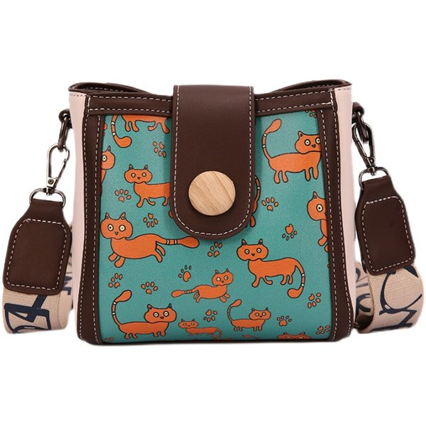 Sieviešu soma ar tekstila ķēdīti vairākās krāsās