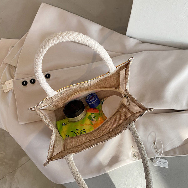 Geantă de zi cu zi pentru femei cu imprimeu și mânere de umăr