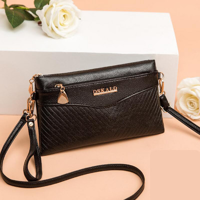 Geanta de dama cu doua compartimente cu fermoar si maner lung