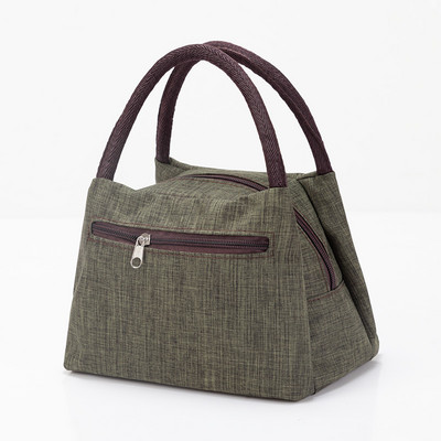 Geanta zilnica de panza dama cu fermoar si doua manere