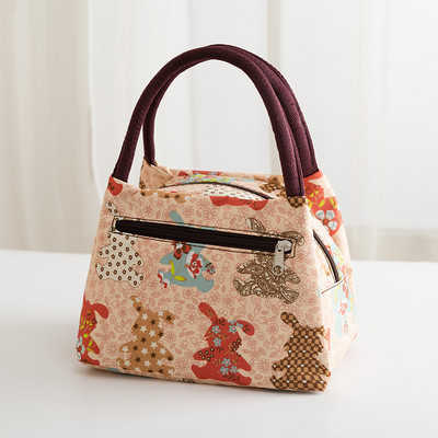 Geanta zilnica de panza dama cu fermoar si doua manere