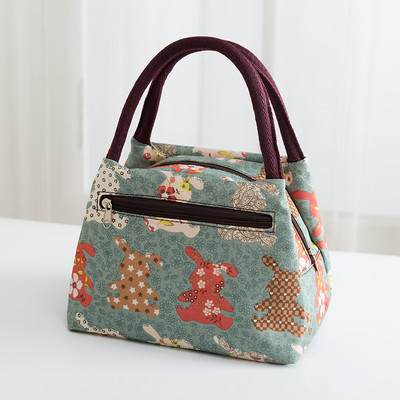 Geanta zilnica de panza dama cu fermoar si doua manere