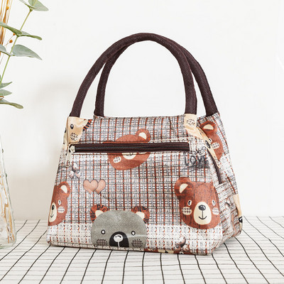 Geanta zilnica de panza dama cu fermoar si doua manere