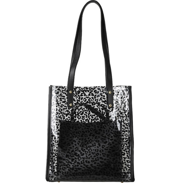 Sieviešu caurspīdīga plecu soma