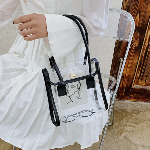 Jauna modeļa silikona rokassomiņa ar rokturiem divās krāsās