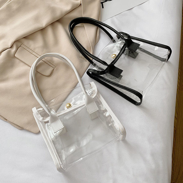 Jauna modeļa silikona rokassomiņa ar rokturiem divās krāsās