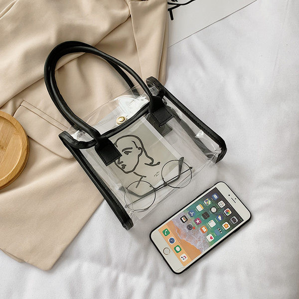 Jauna modeļa silikona rokassomiņa ar rokturiem divās krāsās