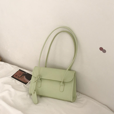 Casual γυναικεία τσάντα από οικολογικό δέρμα με λαβές ώμου