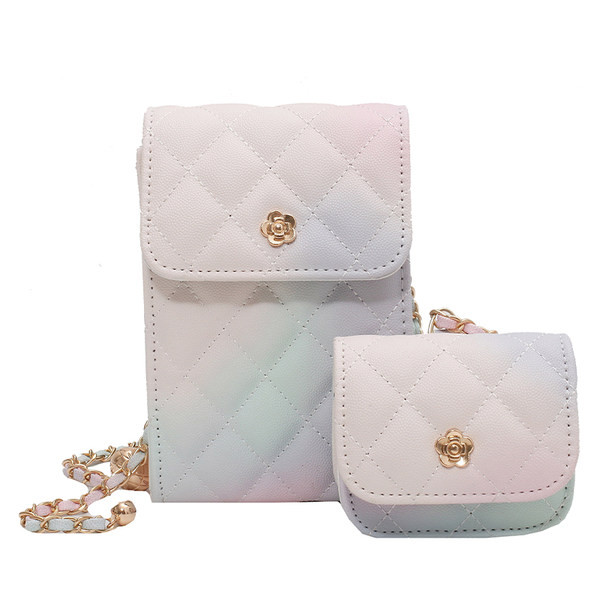 Sieviešu ikdienas soma un maza somiņa ar metāla rokturi