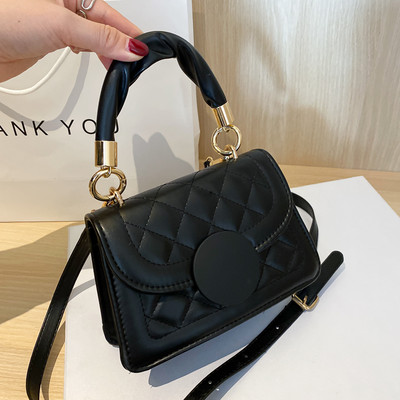 Γυναικεία μοντέρνα έκο δερμάτινη τσάντα με μακρές και κοντές λαβές σε τρία χρώματα