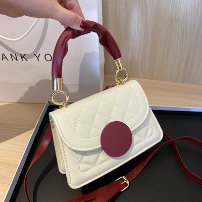 Γυναικεία μοντέρνα έκο δερμάτινη τσάντα με μακρές και κοντές λαβές σε τρία χρώματα