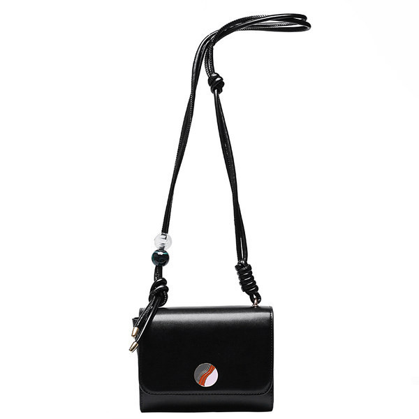 Γυναικεία τσάντα με μεταλλικό κούμπωμα και μακριά λαβή από οικολογικό δέρμα - διάφορα χρώματα