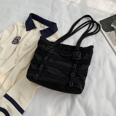 Sieviešu tekstila soma ar diviem rokturiem